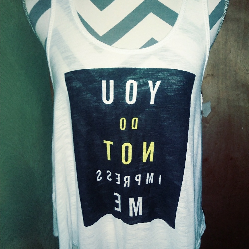 "You Do not impress me" Racerback